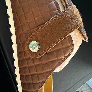 NEW Surgeon Brown Woven Mule w Buckle - Size 11 - Brand New in Box / Never Worn